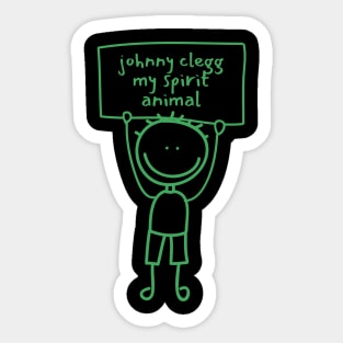 Johnny clegg (funny) Sticker